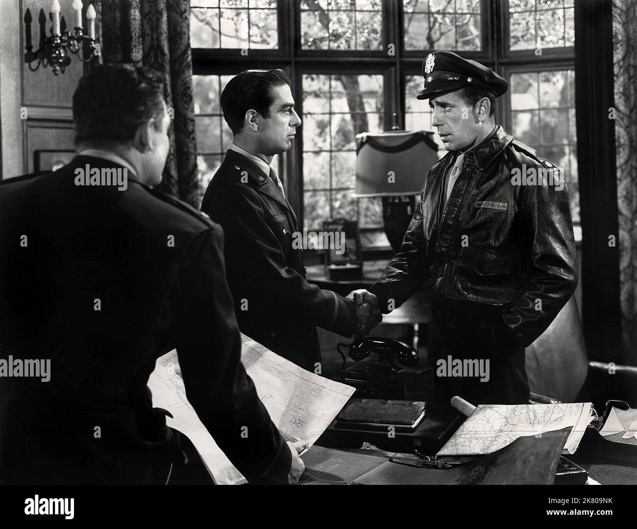 Humphrey Bogart Film Chain Lightning (1950) Characters Lt. Col