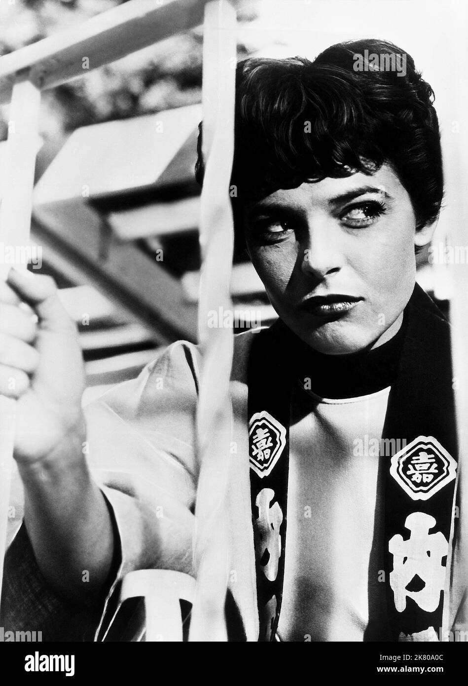 The girl in black stockings 1957 hires stock photography and images