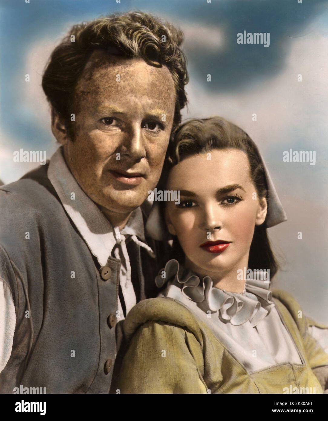 Van Johnson & Dawn Addams Film: Plymouth Adventure (1952) Characters: John Alden & Priscilla Mullins  Director: Clarence Brown 14 November 1952   **WARNING** This Photograph is for editorial use only and is the copyright of MGM and/or the Photographer assigned by the Film or Production Company and can only be reproduced by publications in conjunction with the promotion of the above Film. A Mandatory Credit To MGM is required. The Photographer should also be credited when known. No commercial use can be granted without written authority from the Film Company. Stock Photo