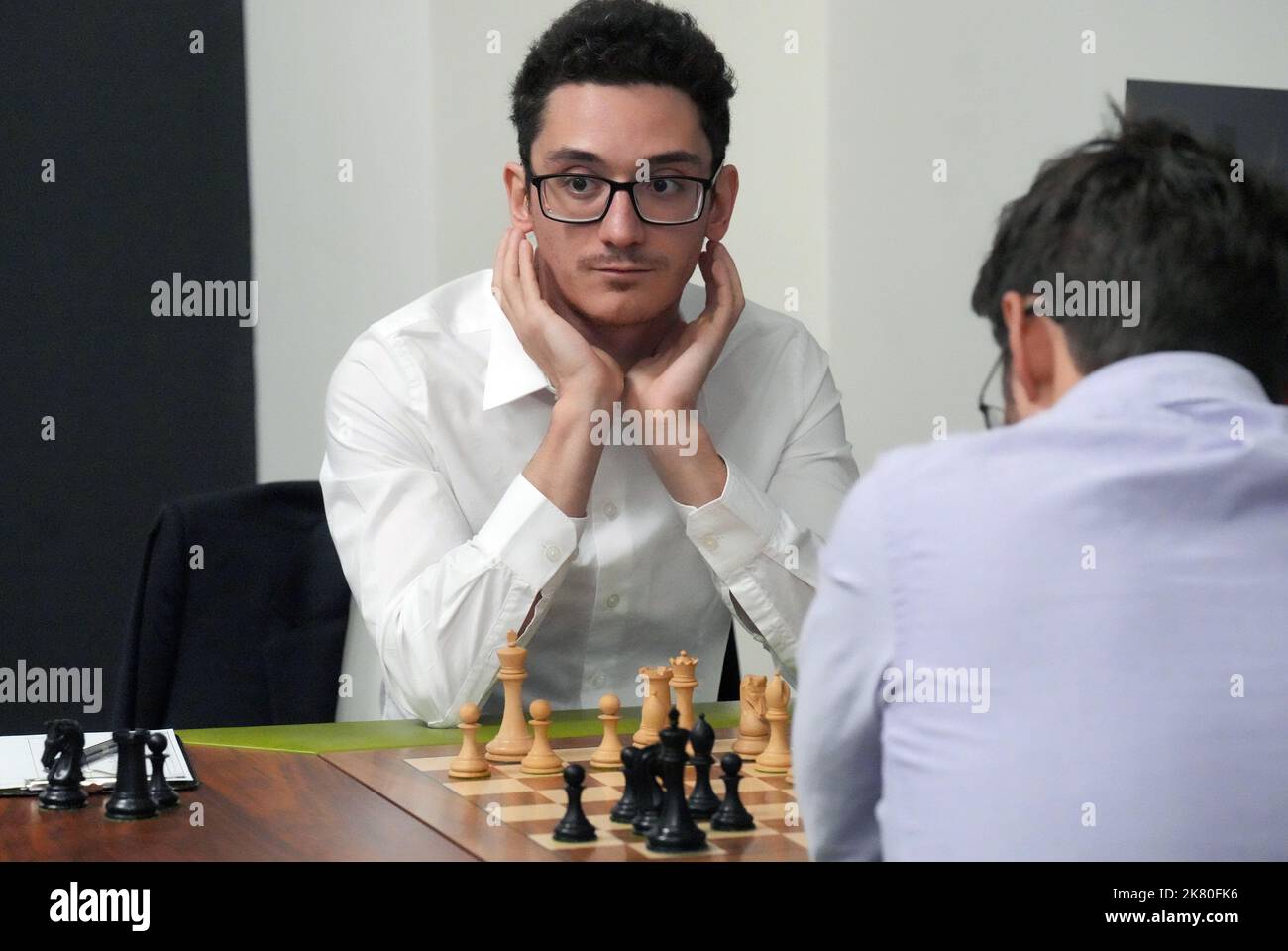 Kolkata, India. 21st Nov, 2019. GM Vidith Gujrathi, Ian Nepomniachtchi,  Viswanathan Anand, Ding Liren, Wesley So, Levon Aronian, Magnus Carlsen,  Hikaru Nakamura, Pentala Harilkrishna and Anish Giri the participating at  Tata steel