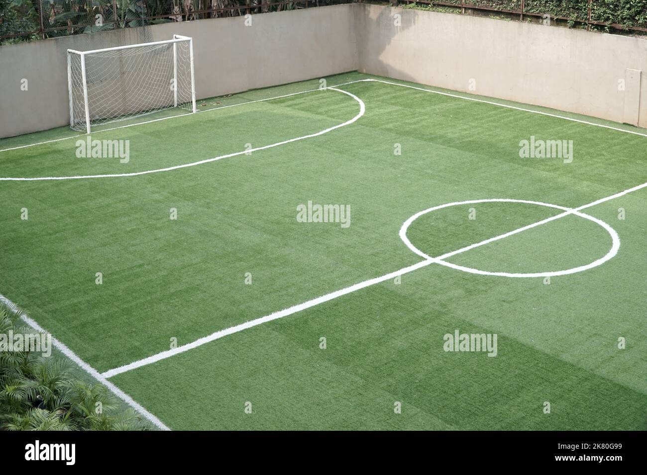 Futsal or mini soccer field Stock Photo Alamy