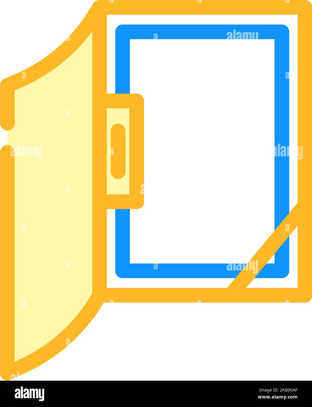 office folder color icon vector illustration Stock Vector Image & Art ...