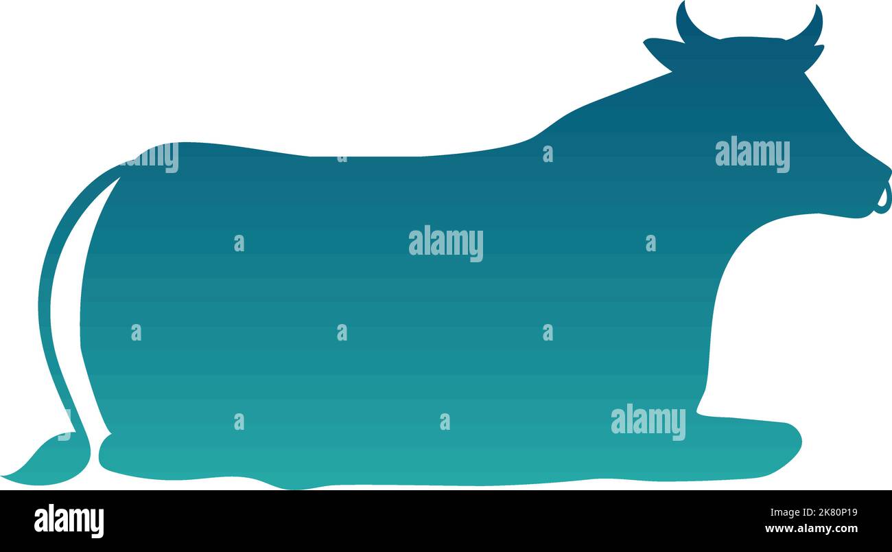 resting ox icon Stock Vector Image & Art - Alamy