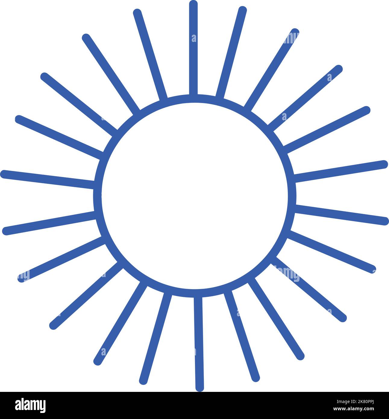 sun linear style Stock Vector Image & Art - Alamy