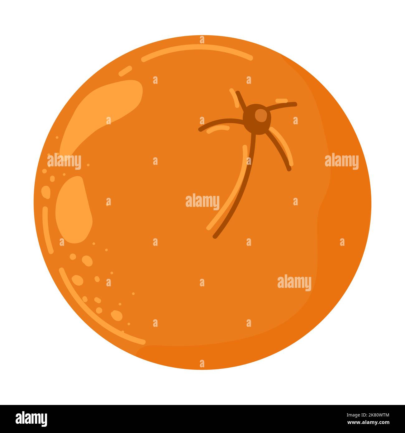 orange fruit isolated on white background. Tangerine. Organic fruit