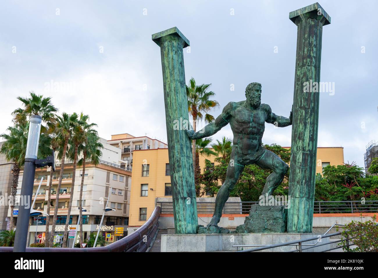 Ceuta, Spain Autonomous Spanish city in north Africa. Statue of