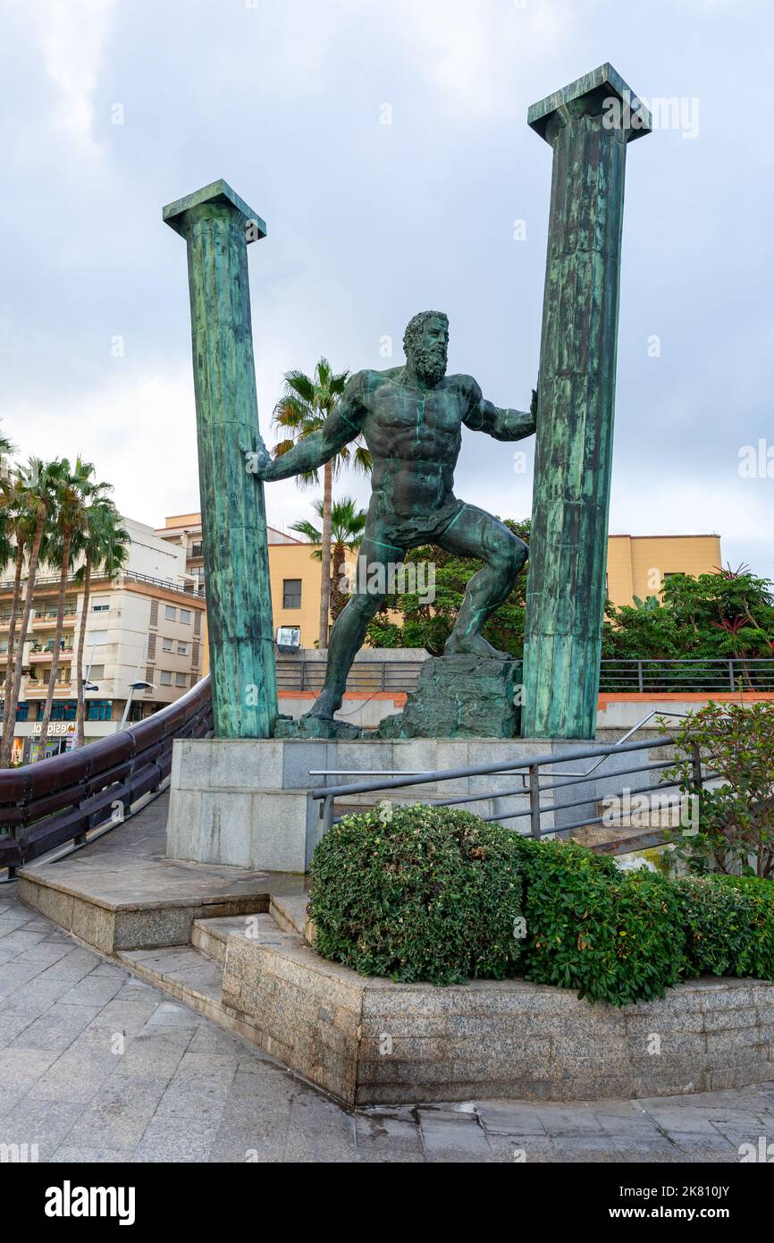 Ceuta, Spain Autonomous Spanish city in north Africa. Statue of