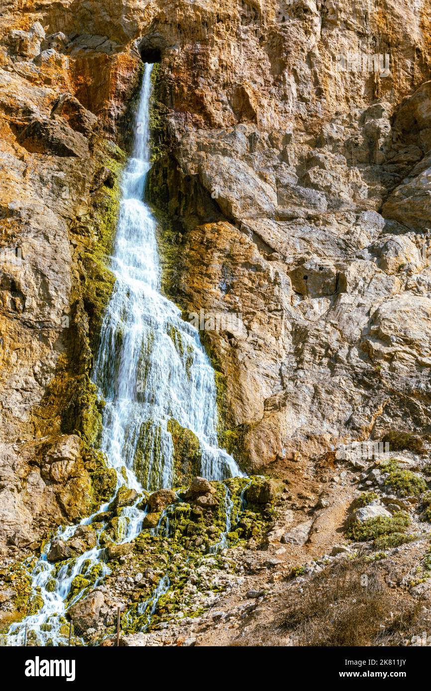 Waterfall Off Rocks Beautiful waterfall out rock hi-res stock photography and images - Alamy