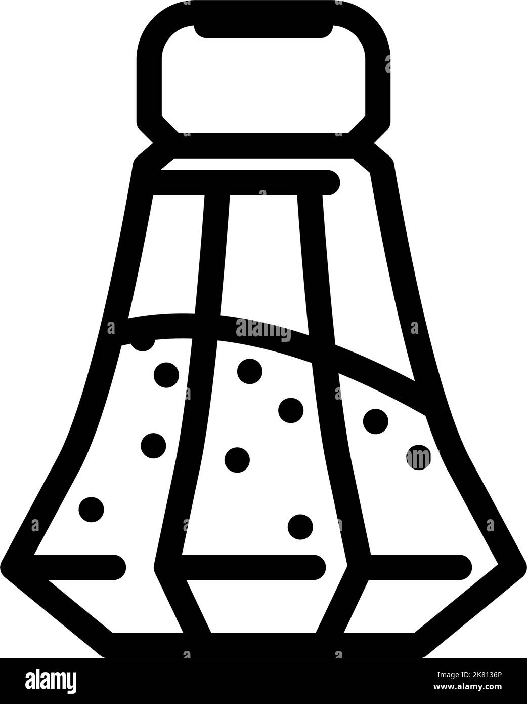 shaker salt line icon vector illustration Stock Vector Image & Art Alamy