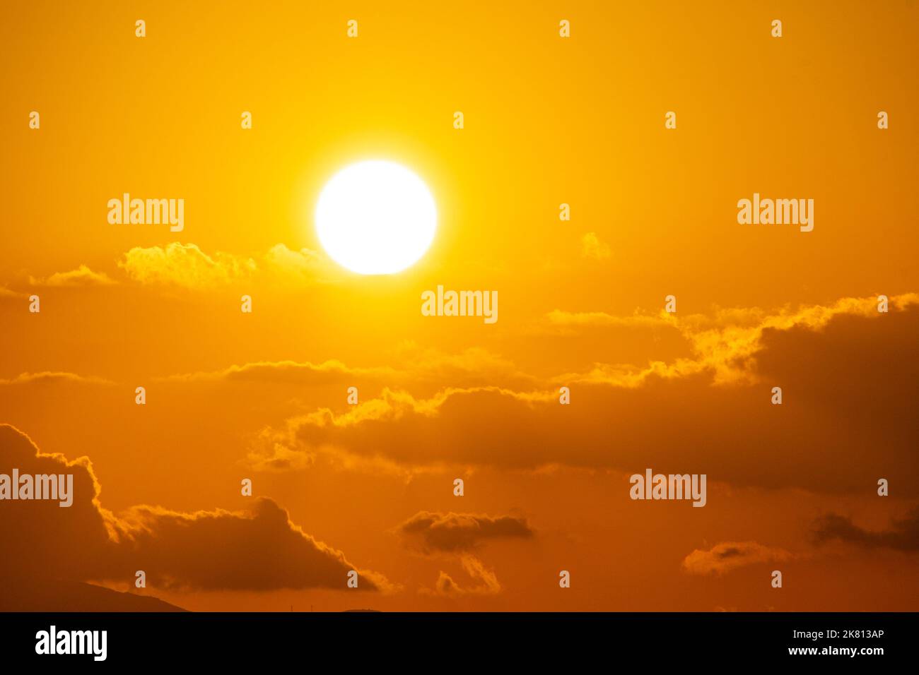 dramatic sunset sky background Stock Photo - Alamy