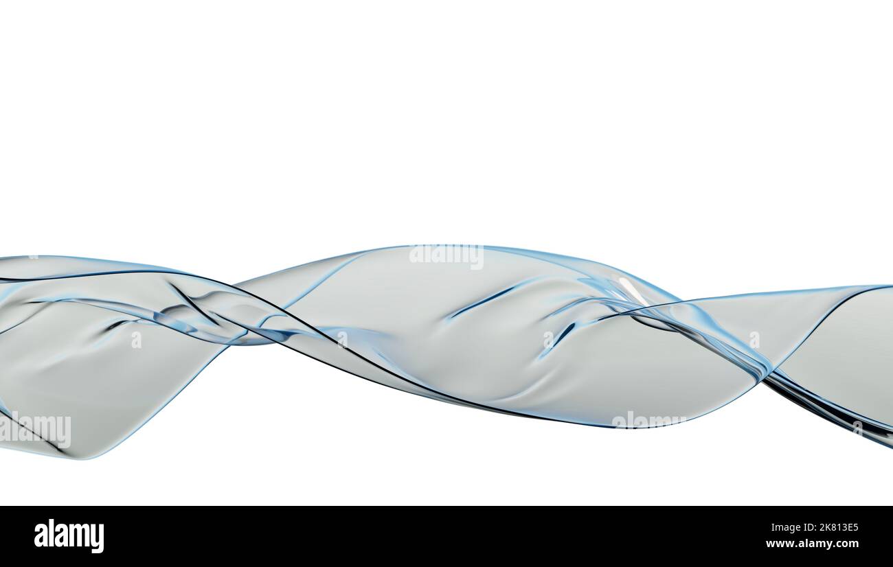 Wind glass ribbon. abstract wallpaper for banner Stock Photo - Alamy