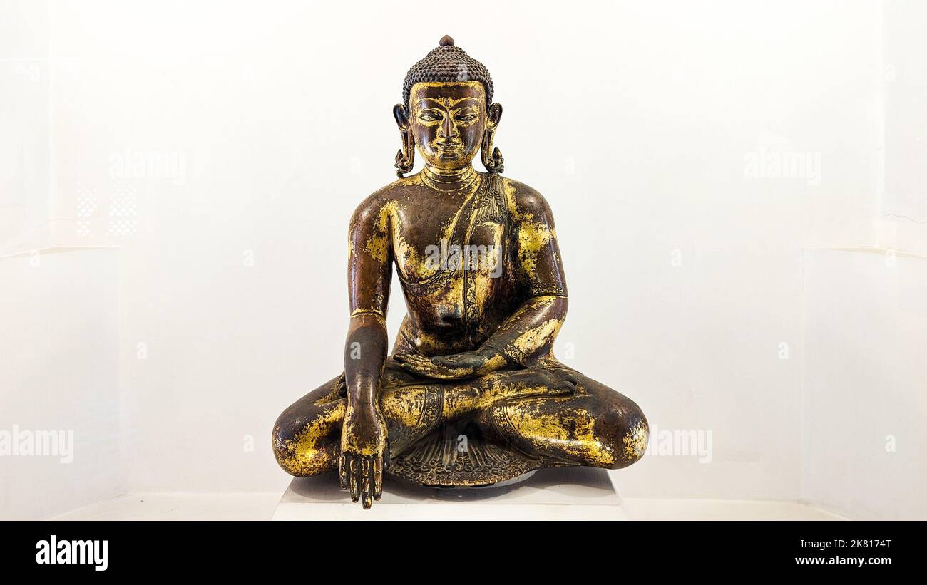Buddhist statue in the Patan Museum in Lalitpur, Nepal Stock Photo Alamy