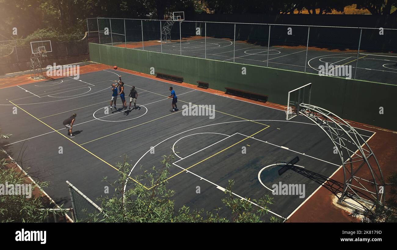 Basketball court above view hires stock photography and images Alamy