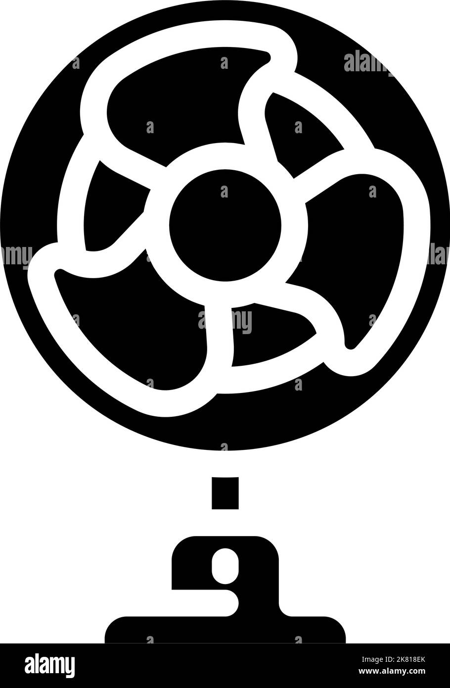 fan air clean glyph icon vector illustration Stock Vector Image & Art ...
