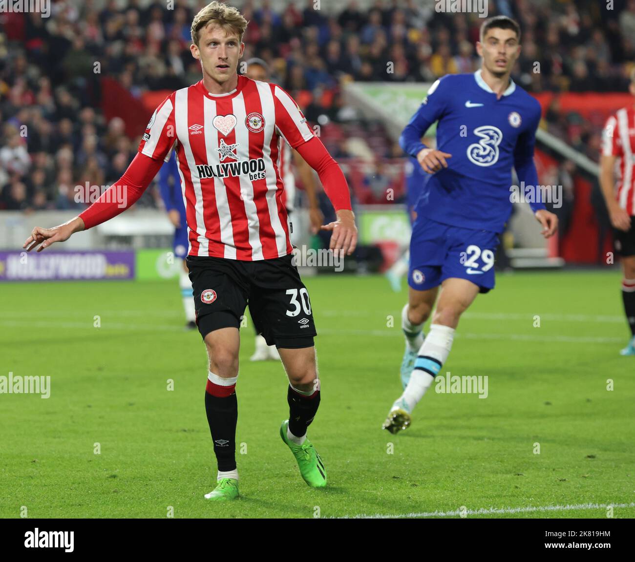 Brentford ENGLAND - October 19: Mads Roerslev of Brentford during 