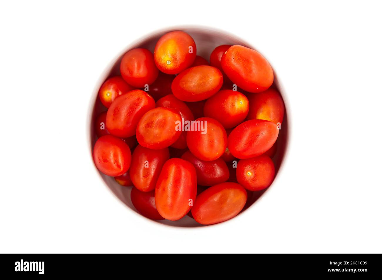 Cherry tomatoes top view hi-res stock photography and images - Alamy