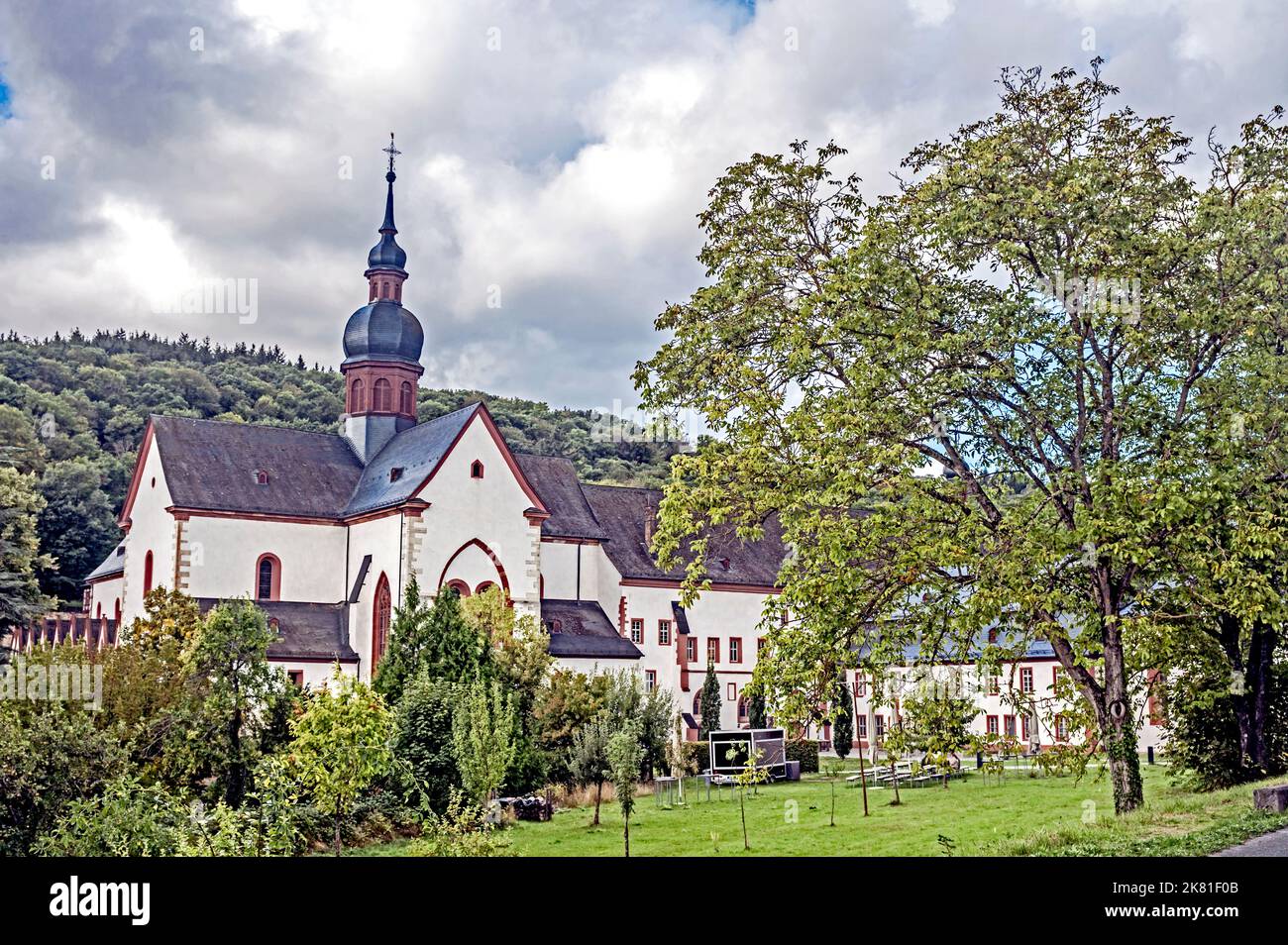 Kloster Eberbach (Hessen, Deutschland); Eberbach Abbey (Germany) Stock Photo