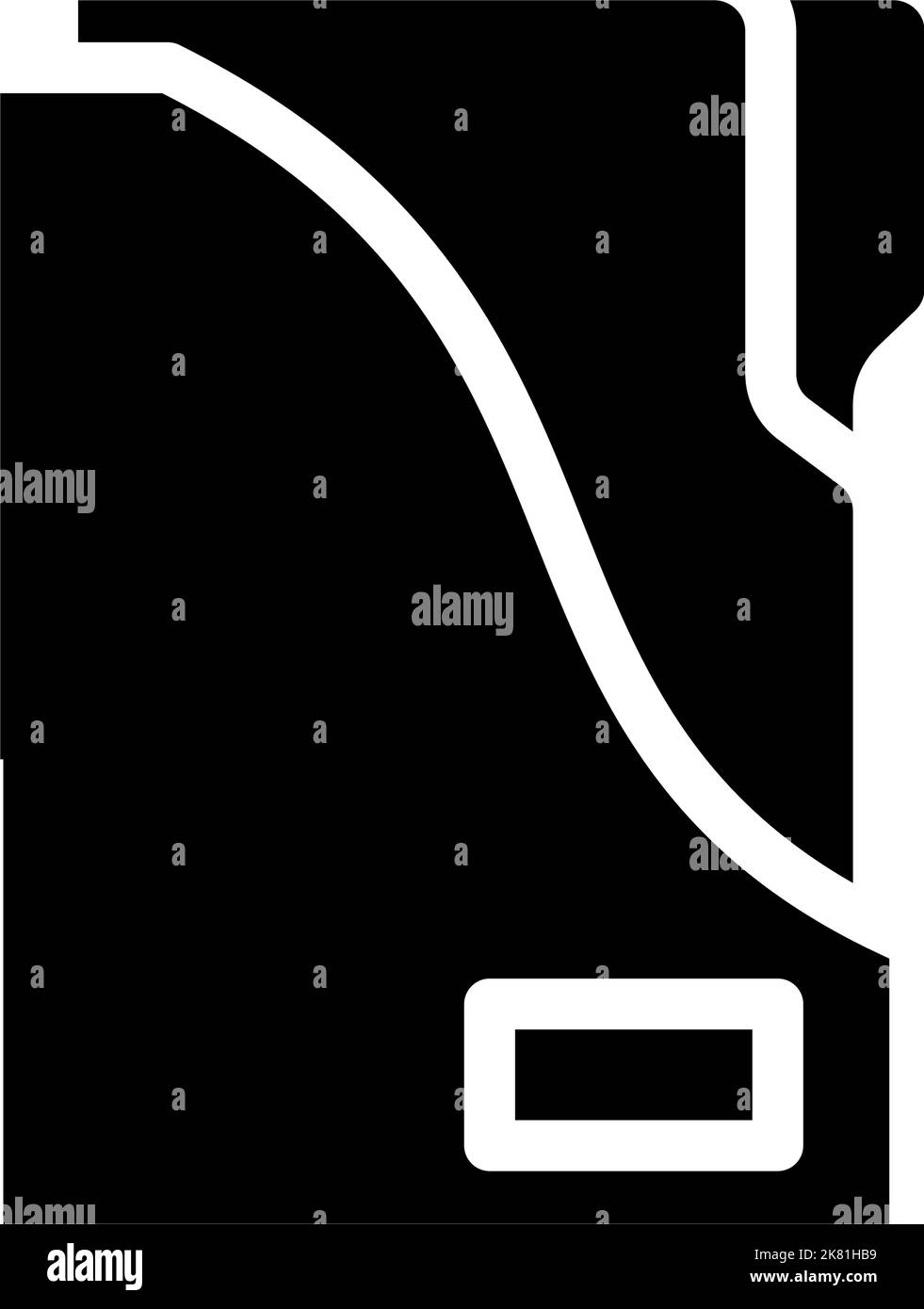 storage folder glyph icon vector illustration Stock Vector Image & Art ...