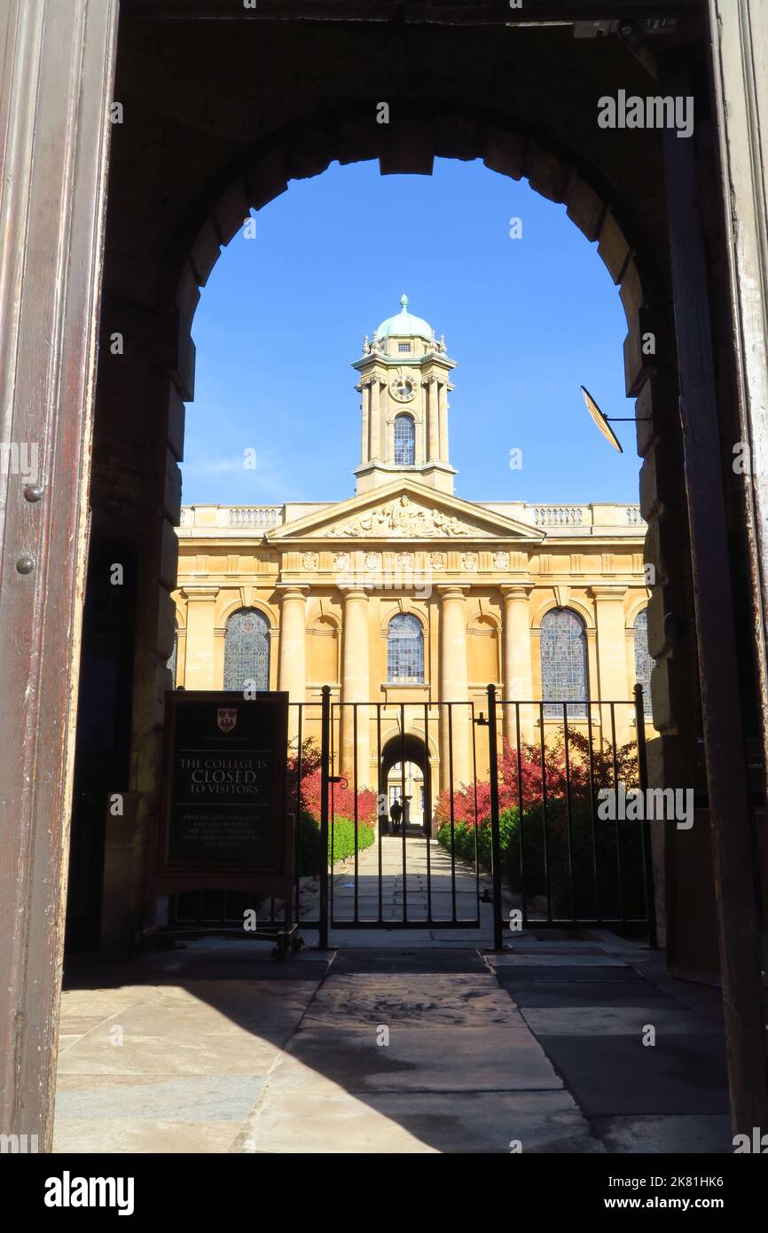 Queens College Chapel, The High, Oxford Stock Photo