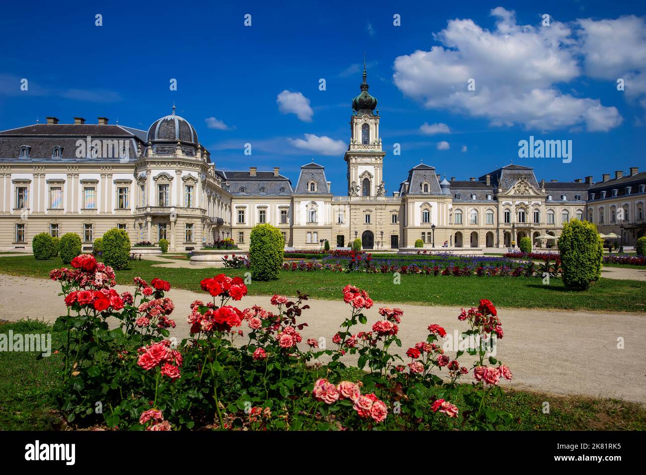 Baroque city palace tower hi-res stock photography and images - Alamy