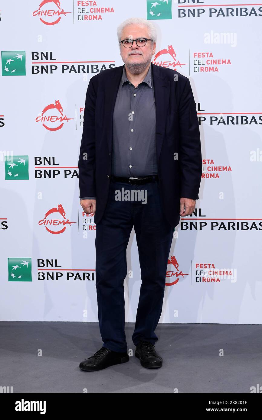 Rome, Italy. 20th Oct, 2022. Rome Cinema Fest 2022.Photocall film 'La stranezza'. In the photo: Roberto Andò Credit: Independent Photo Agency/Alamy Live News Stock Photo
