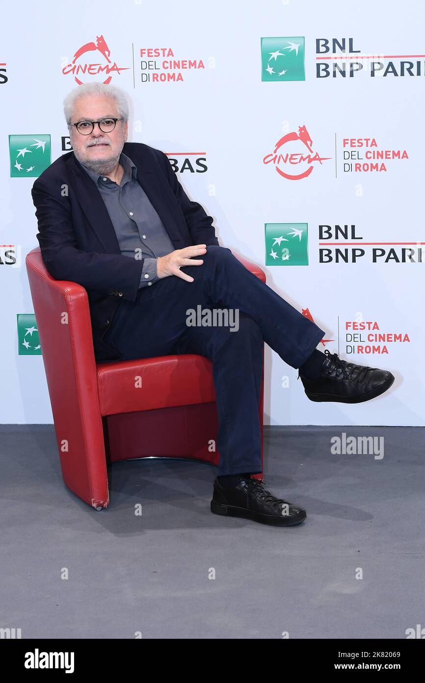 Rome, Italy. 20th Oct, 2022. Rome Cinema Fest 2022.Photocall film 'La stranezza'. In the photo: Roberto Andò Credit: Independent Photo Agency/Alamy Live News Stock Photo