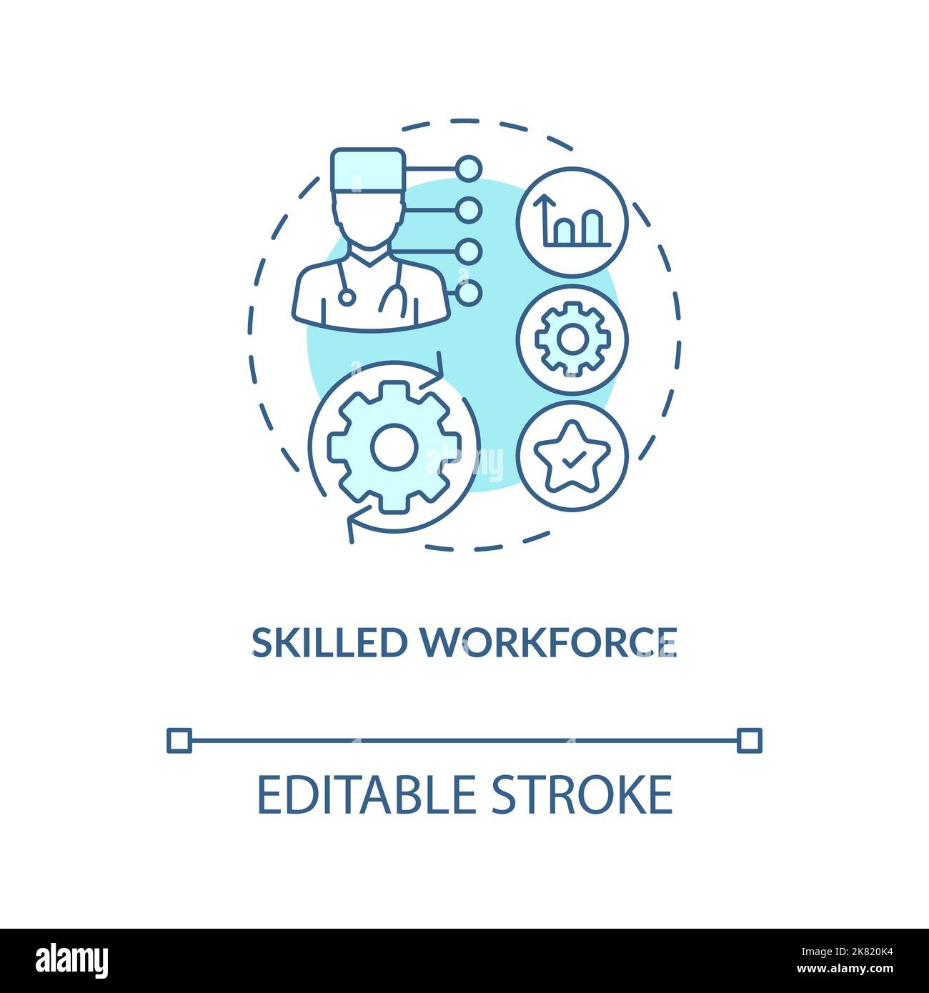 Medical workforce Stock Vector Images - Alamy