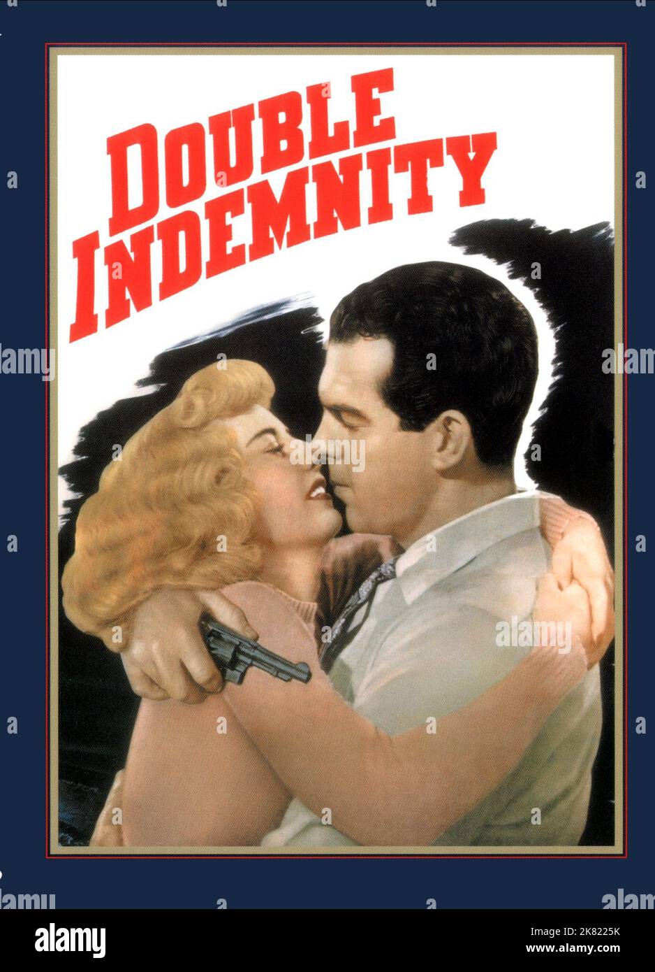 Barbara Stanwyck & Fred Macmurray Poster Film Double Indemnity (1941