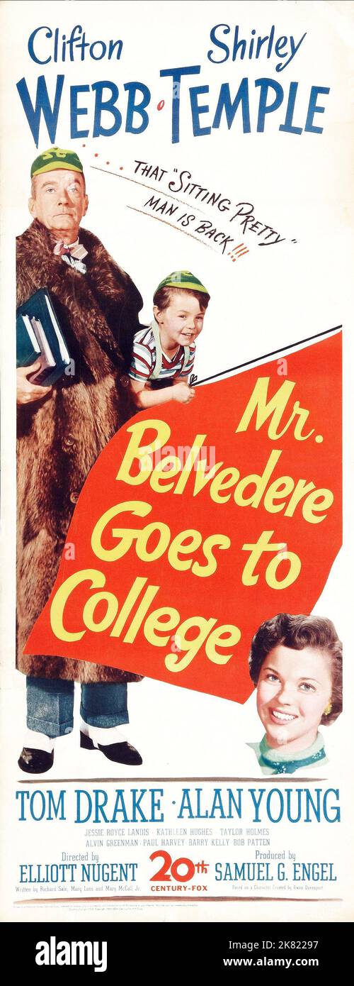Movie Poster Film: Mr. Belvedere Goes To College (1944) Director ...