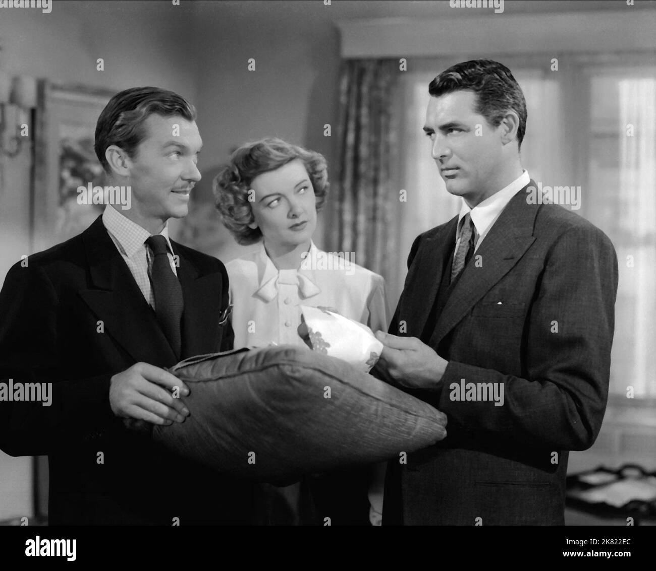 Melvyn Douglas, Myrna Loy & Cary Grant Film Mr. Blandings Builds His