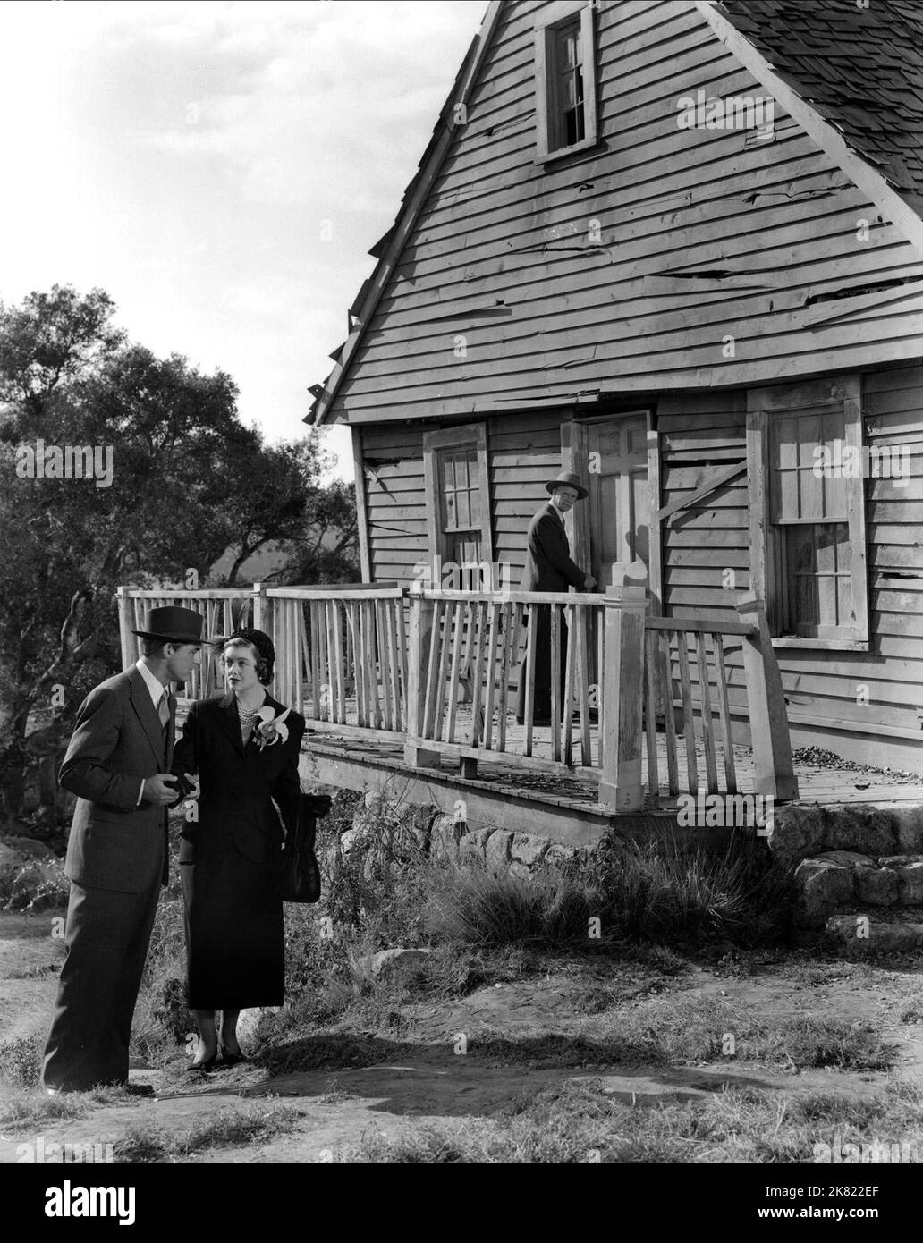 Cary Grant, Myrna Loy & Ian Wolfe Film Mr. Blandings Builds His Dream