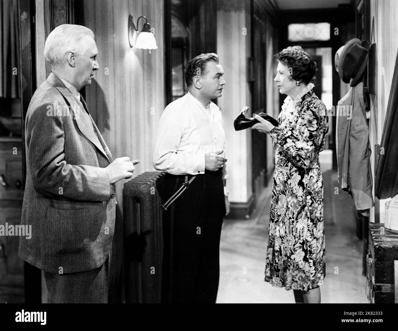 Scene With Edward G. Robinson Film Scarlet Street (1940) Characters