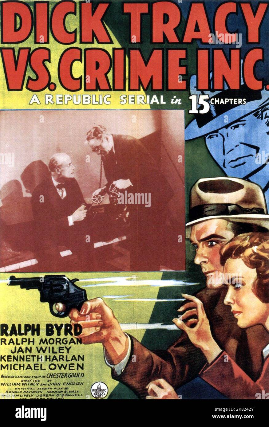 Ralph Byrd Movie Poster Film: Dick Tracy Vs. Crime Inc.; Dick Tracy Vs ...
