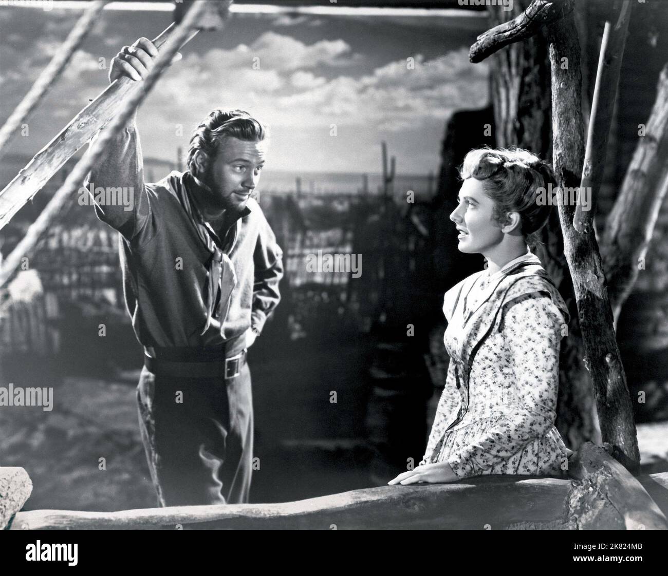 William Holden & Jean Arthur Film Arizona (USA 1940) Characters: Peter ...