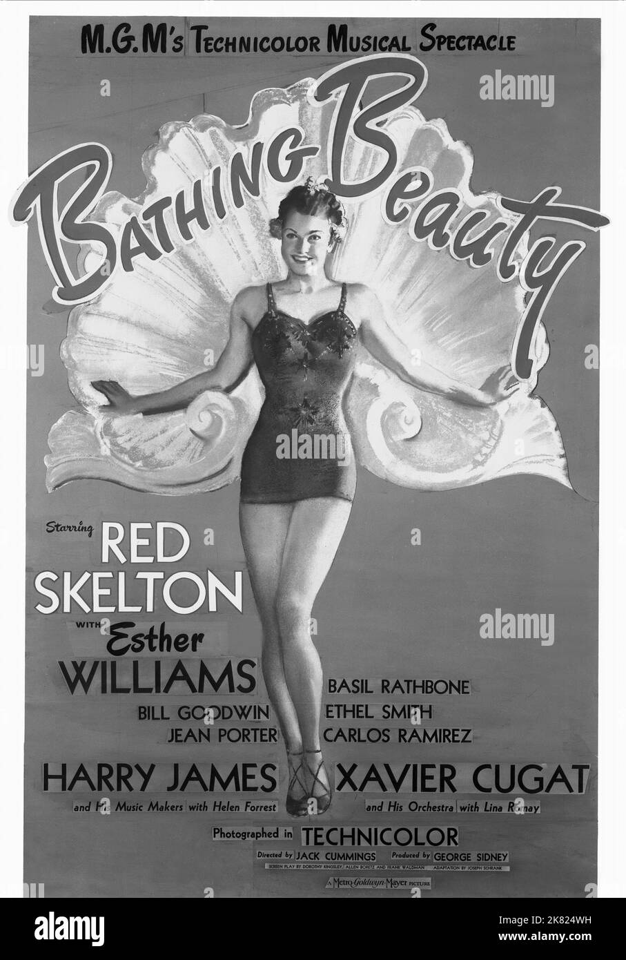 Esther Williams Film Bathing Beauty (USA 1944) Characters: Caroline Brooks  Director: George Sidney 27 June 1944 **WARNING** This Photograph is for  editorial use only and is the copyright of MGM and/or the, image size:907x1390