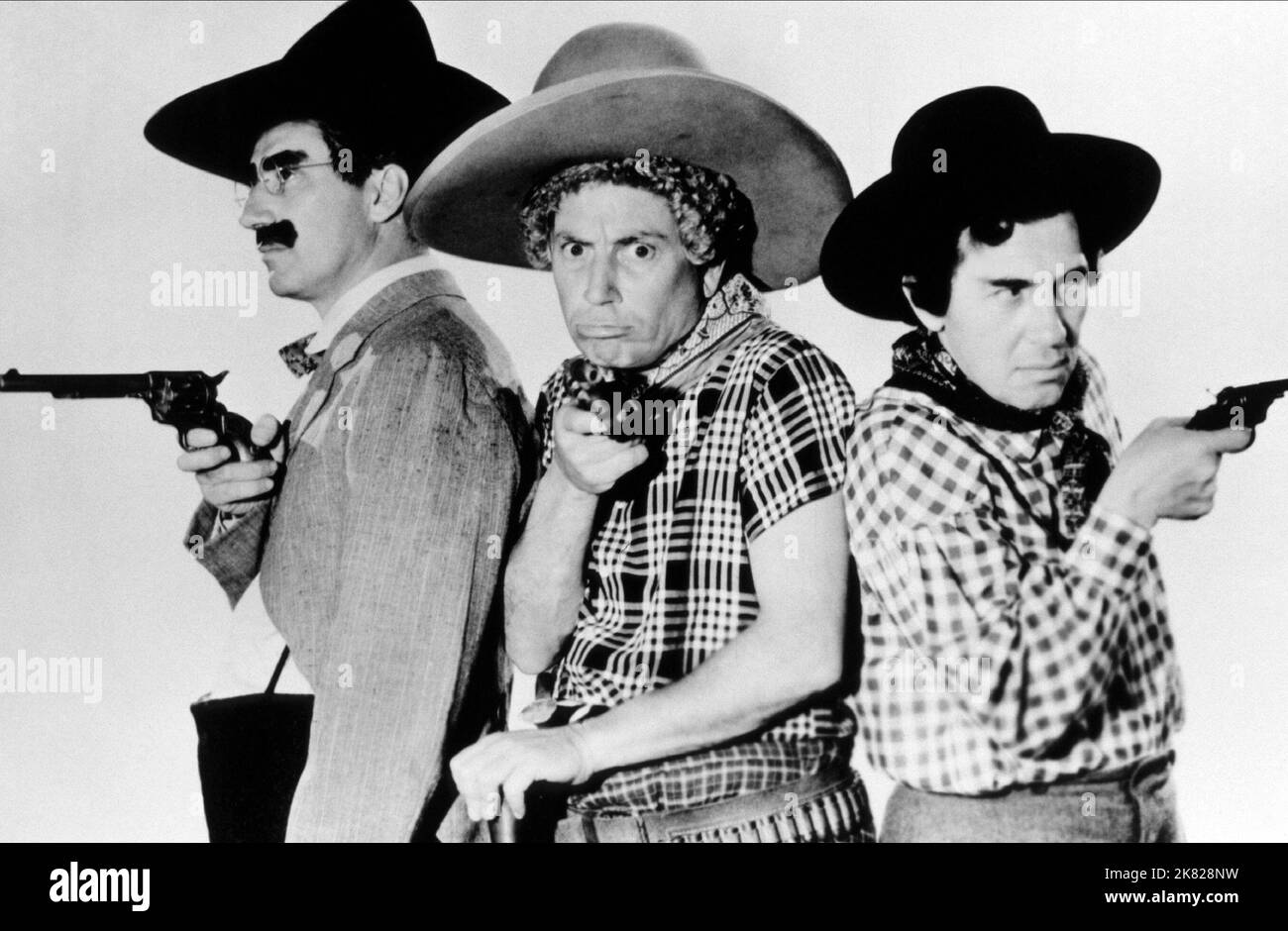 Groucho Marx, Harpo Marx & Chico Marx Film Go West; Marx Brothers Go