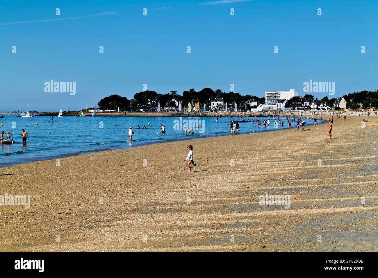 Carnac Brittany France. The beach Stock Photo
