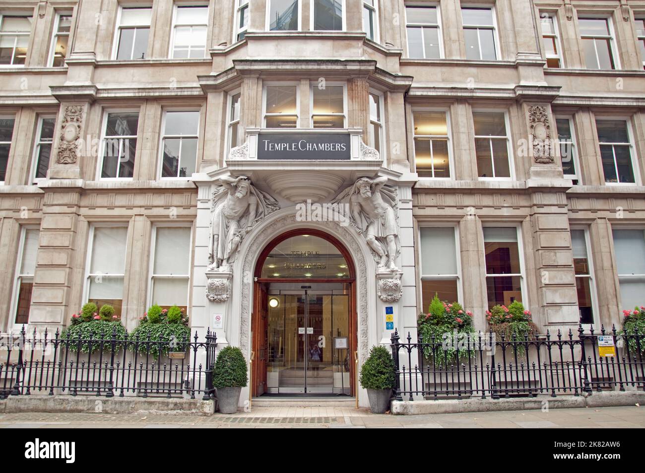 Temple Chambers, Temple, City of London. Temple is an area where many