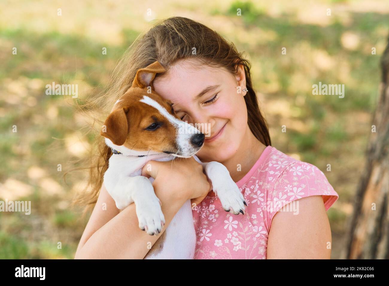 Céramique À Suspendre Jack Russel Terrier Chien Taché Ornement En