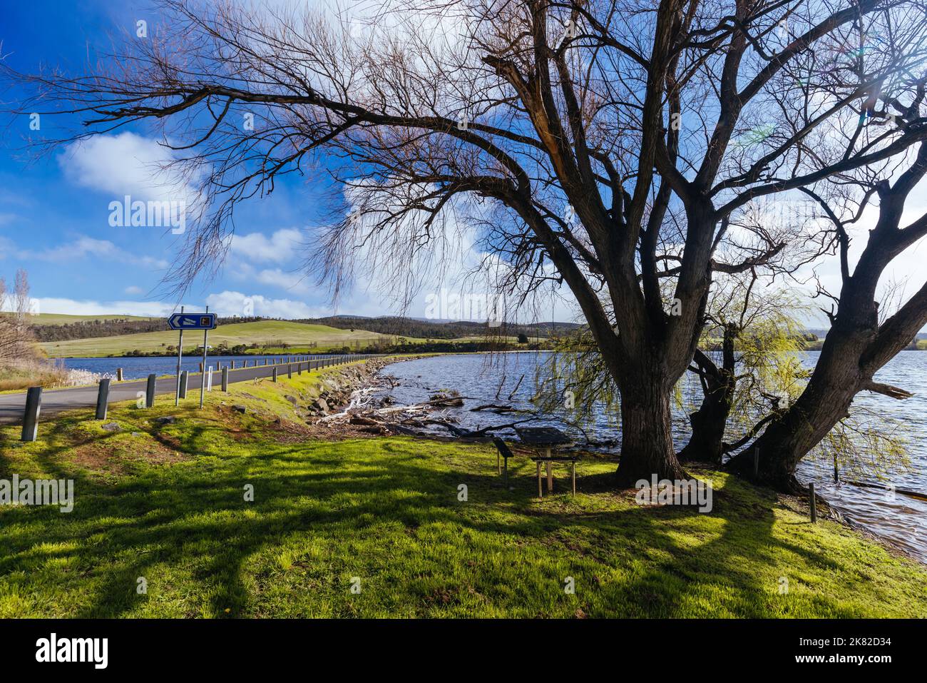 Meadowbank Lake in Tasmania Australia Stock Photo Alamy