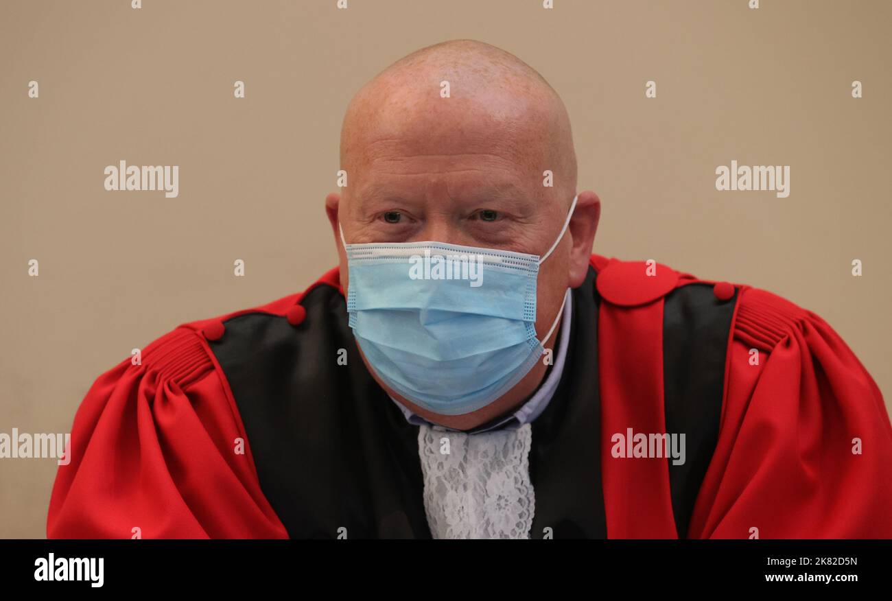 Public Prosecutor Pierre Hustin pictured during the jury constitution ...