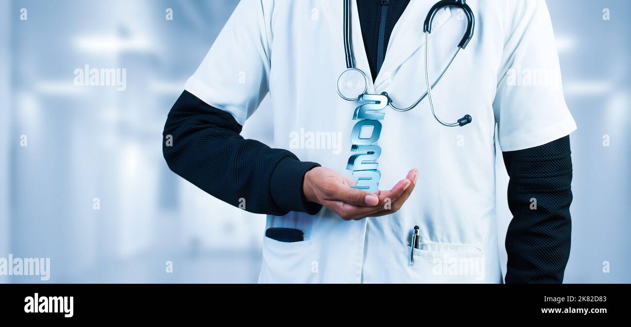 2023 New Year Medical Concept Image Stock Photo