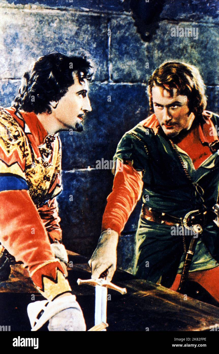 Basil Rathbone Errol Flynn Film The Adventures Of Robin Hood USA basil-rathbone-errol-flynn-film-the-adventures-of-robin-hood-usa