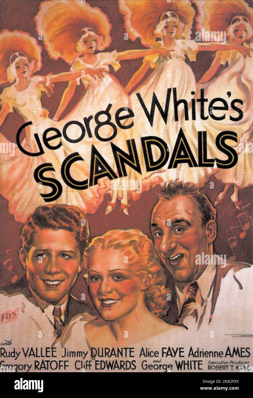 Movie Poster Film: George White'S 1935 Scandals (1931)   Director: George White, Harry Lachman 29 March 1935   **WARNING** This Photograph is for editorial use only and is the copyright of FOX FILM CORPORATION and/or the Photographer assigned by the Film or Production Company and can only be reproduced by publications in conjunction with the promotion of the above Film. A Mandatory Credit To FOX FILM CORPORATION is required. The Photographer should also be credited when known. No commercial use can be granted without written authority from the Film Company. Stock Photo