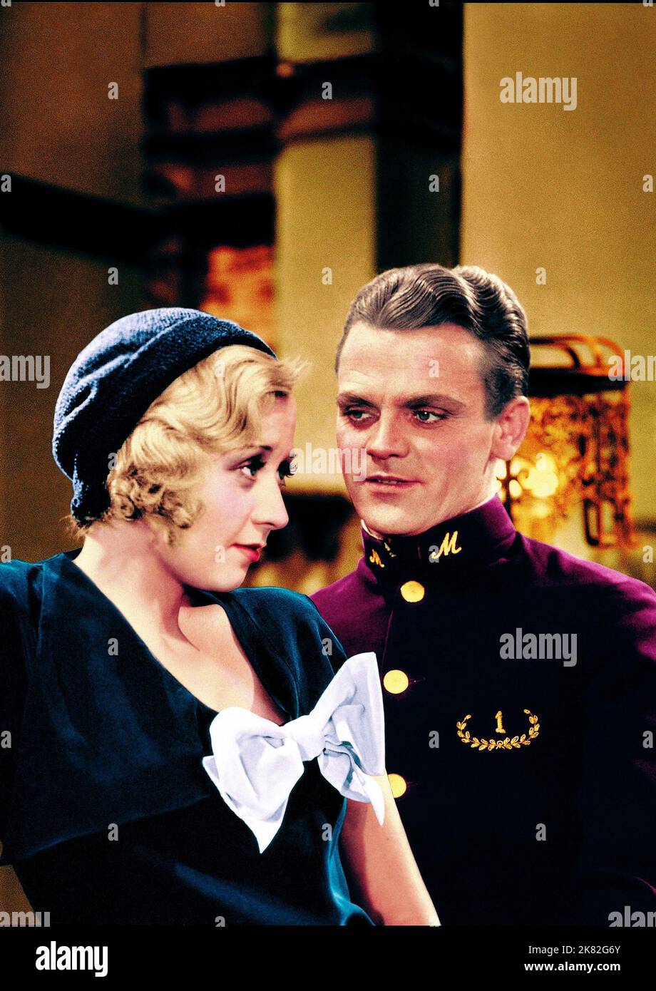 Joan Blondell & James Cagney Film: Blonde Crazy (USA 1931) Characters: Anne Roberts, Bert Harris  Director: Roy Del Ruth 14 November 1931   **WARNING** This Photograph is for editorial use only and is the copyright of WARNER BROS. and/or the Photographer assigned by the Film or Production Company and can only be reproduced by publications in conjunction with the promotion of the above Film. A Mandatory Credit To WARNER BROS. is required. The Photographer should also be credited when known. No commercial use can be granted without written authority from the Film Company. Stock Photo