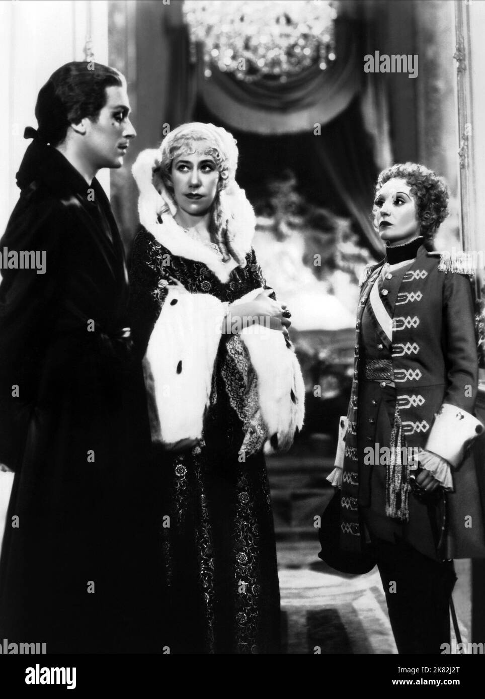 Douglas Fairbanks Jr., Flora Robson & Elisabeth Bergner Film: The Rise Of Catherine The Great (1927) Characters: Grand Duke Peter, Empress Elisabeth, Catherine  Director: Paul Czinner 18 January 1934   **WARNING** This Photograph is for editorial use only and is the copyright of UNITED ARTISTS and/or the Photographer assigned by the Film or Production Company and can only be reproduced by publications in conjunction with the promotion of the above Film. A Mandatory Credit To UNITED ARTISTS is required. The Photographer should also be credited when known. No commercial use can be granted withou Stock Photo
