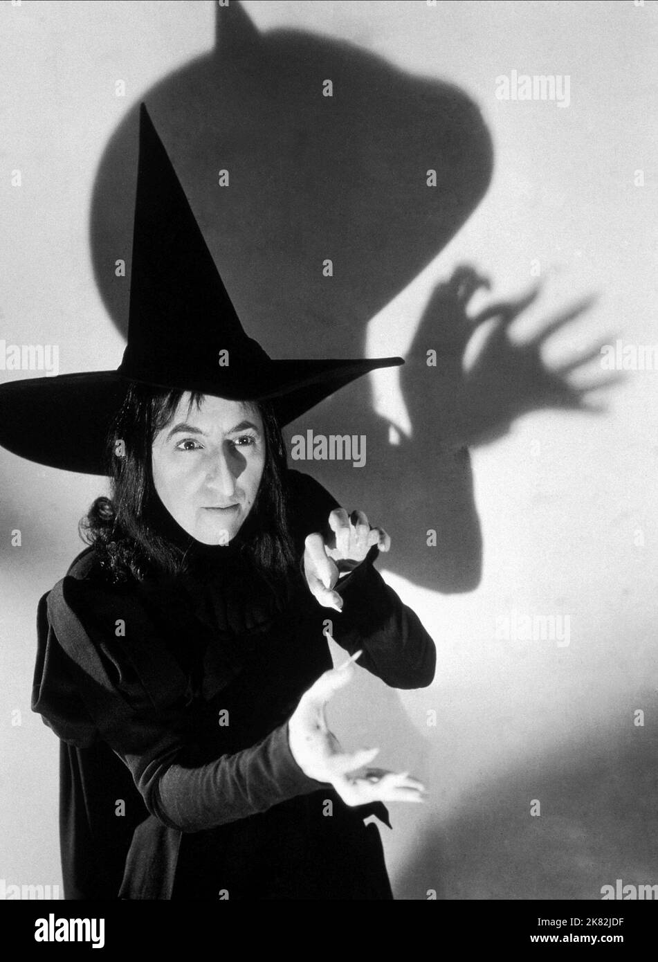 Margaret Hamilton Film: The Wizard Of Oz (USA 1939) Characters: Elmira Gulch  / Titel Auch: 'Das Zauberhafte Land' Director: Victor Fleming 12 August 1939   **WARNING** This Photograph is for editorial use only and is the copyright of MGM and/or the Photographer assigned by the Film or Production Company and can only be reproduced by publications in conjunction with the promotion of the above Film. A Mandatory Credit To MGM is required. The Photographer should also be credited when known. No commercial use can be granted without written authority from the Film Company. Stock Photo
