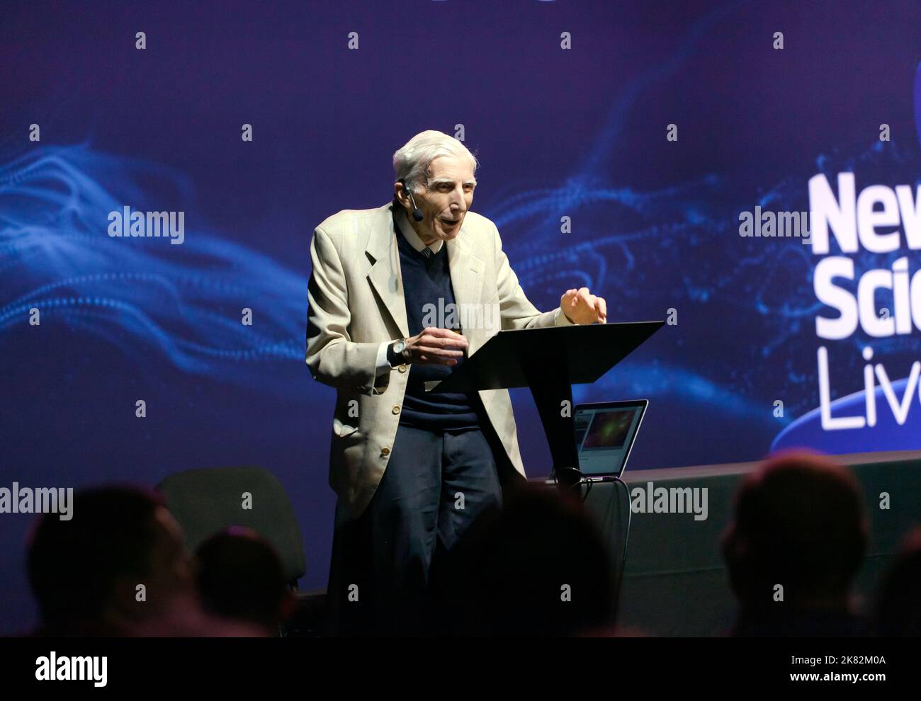 Lord Martin Rees delivering a lecture entitled