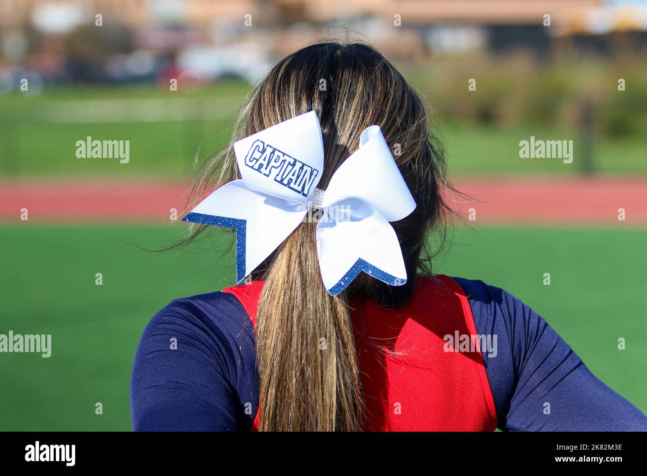 highschool cheerleaders close up 