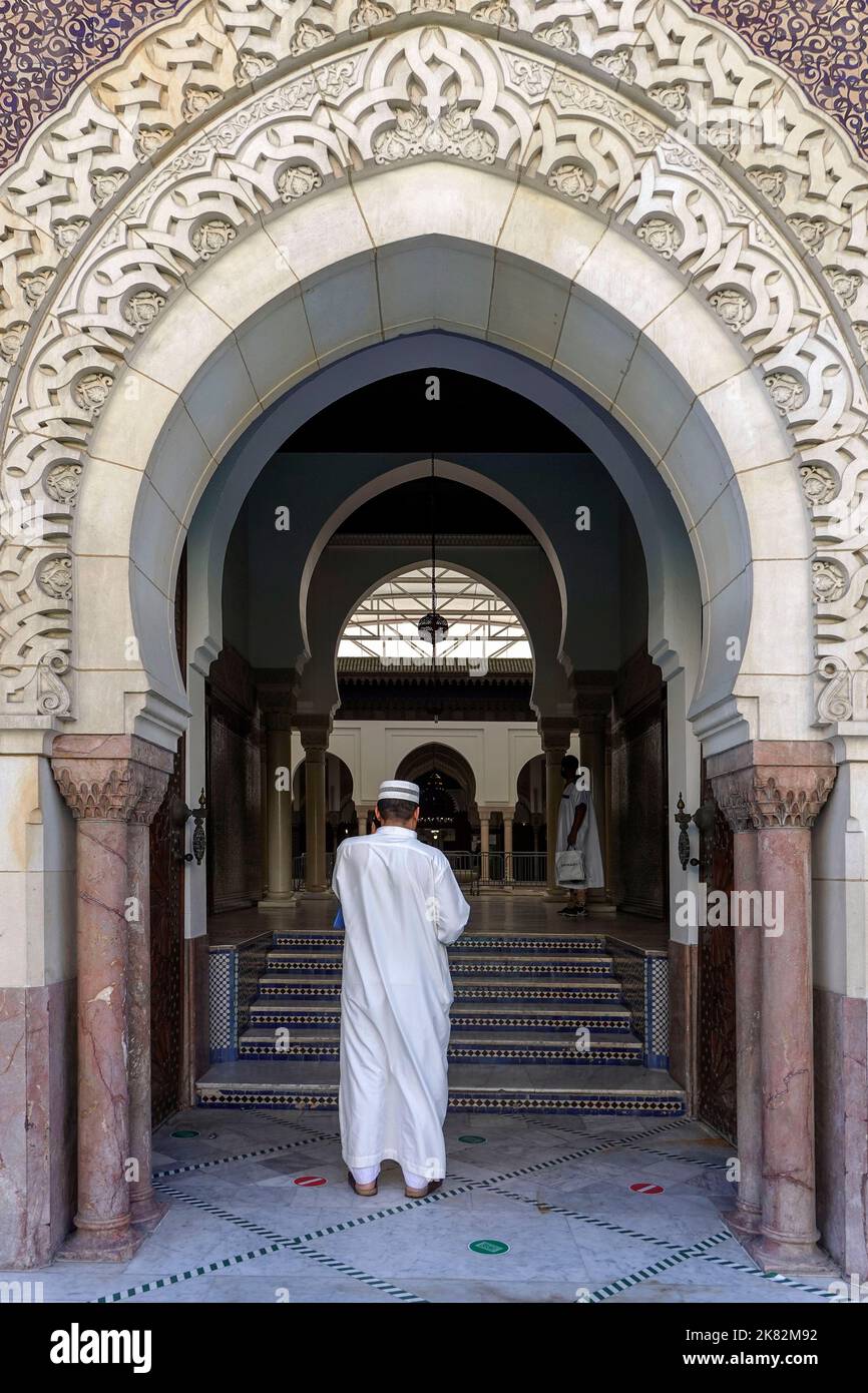 France, Paris, The Grand Mosque of Paris , Grande Mosquee de Paris